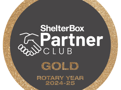 Club named as ShelterBox Gold Partner